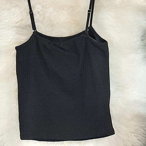 Petal Dew Ribbed Tank Built In Bra - Picture 2 of 5